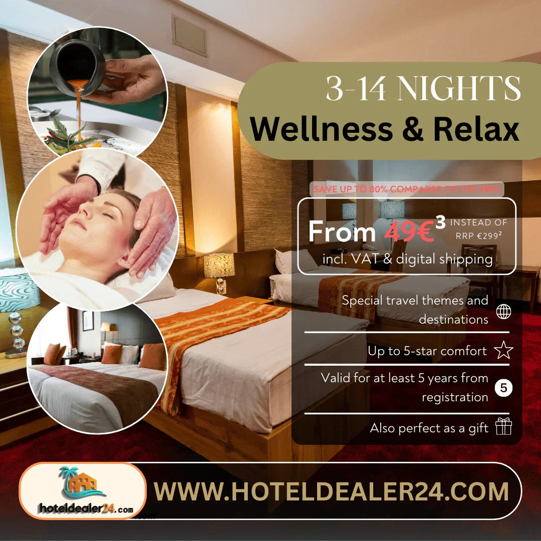Wellness Hotel Voucher for 3, 7 or 14 Nights at Relax Hotel - hoteldealer24