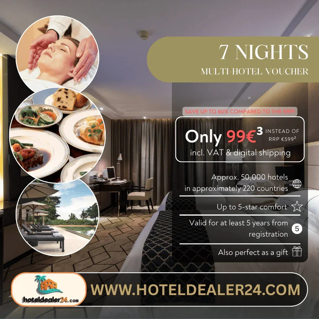 Multi-Hotel Voucher for 2 People - Enjoy 3, 7 or 14 Nights in a Double Room - hoteldealer24