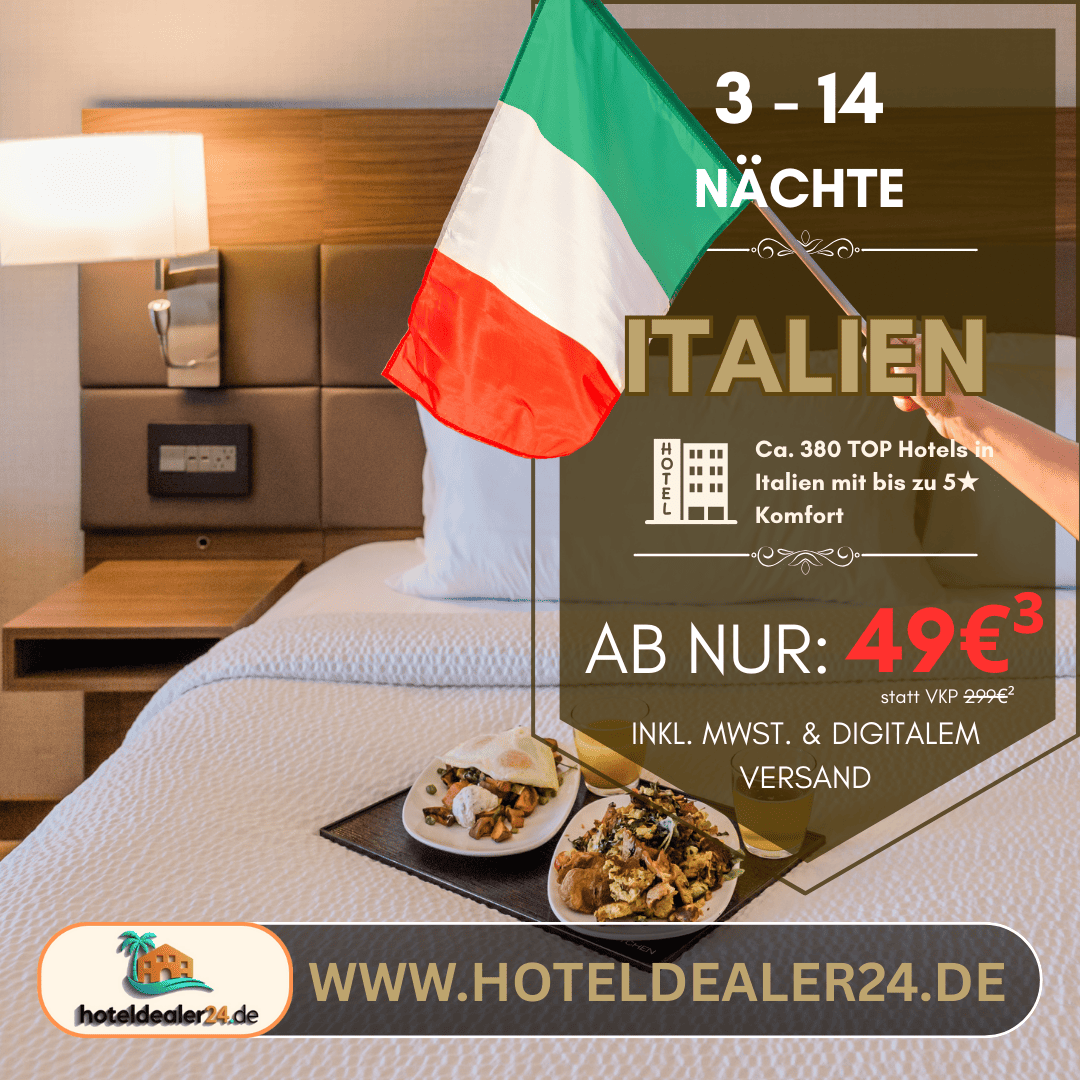 Spezialthema Italien Hotelgutschein - hoteldealer24
