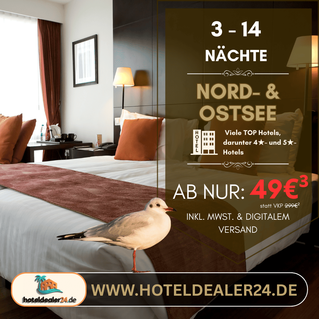 Spezialthema Nord - & Ostsee Hotelgutschein - hoteldealer24