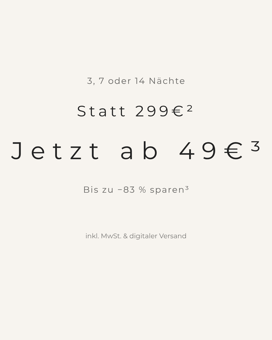 Harz Hotel Voucher - 3, 7 or 14 nights for 2 people in a double room