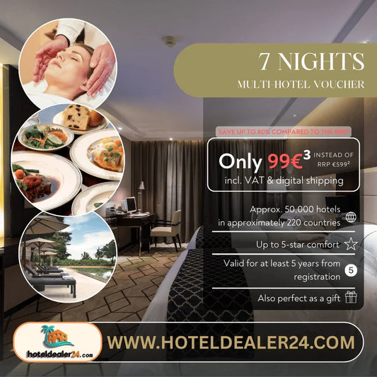 Multi-Hotel Voucher for 2 People - Enjoy 3, 7 or 14 Nights in a Double Room - hoteldealer24