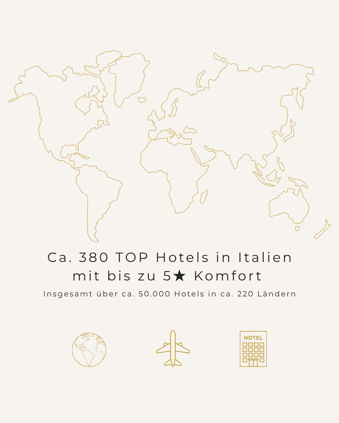 Italy hotel voucher – 3, 7 or 14 nights for 2 people in a double room