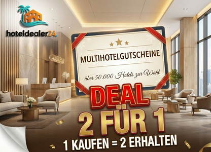 3-night multi-hotel voucher for 2 people in a double room