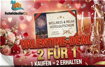 3-night multi-hotel voucher for 2 people in a double room